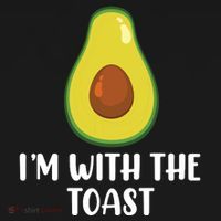 Funny Im With The Toast Avocado Halloween Couples Costumes Sweatshirt thumb 3
