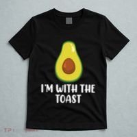 Funny Im With The Toast Avocado Halloween Couples Costumes T-Shirt thumb 5