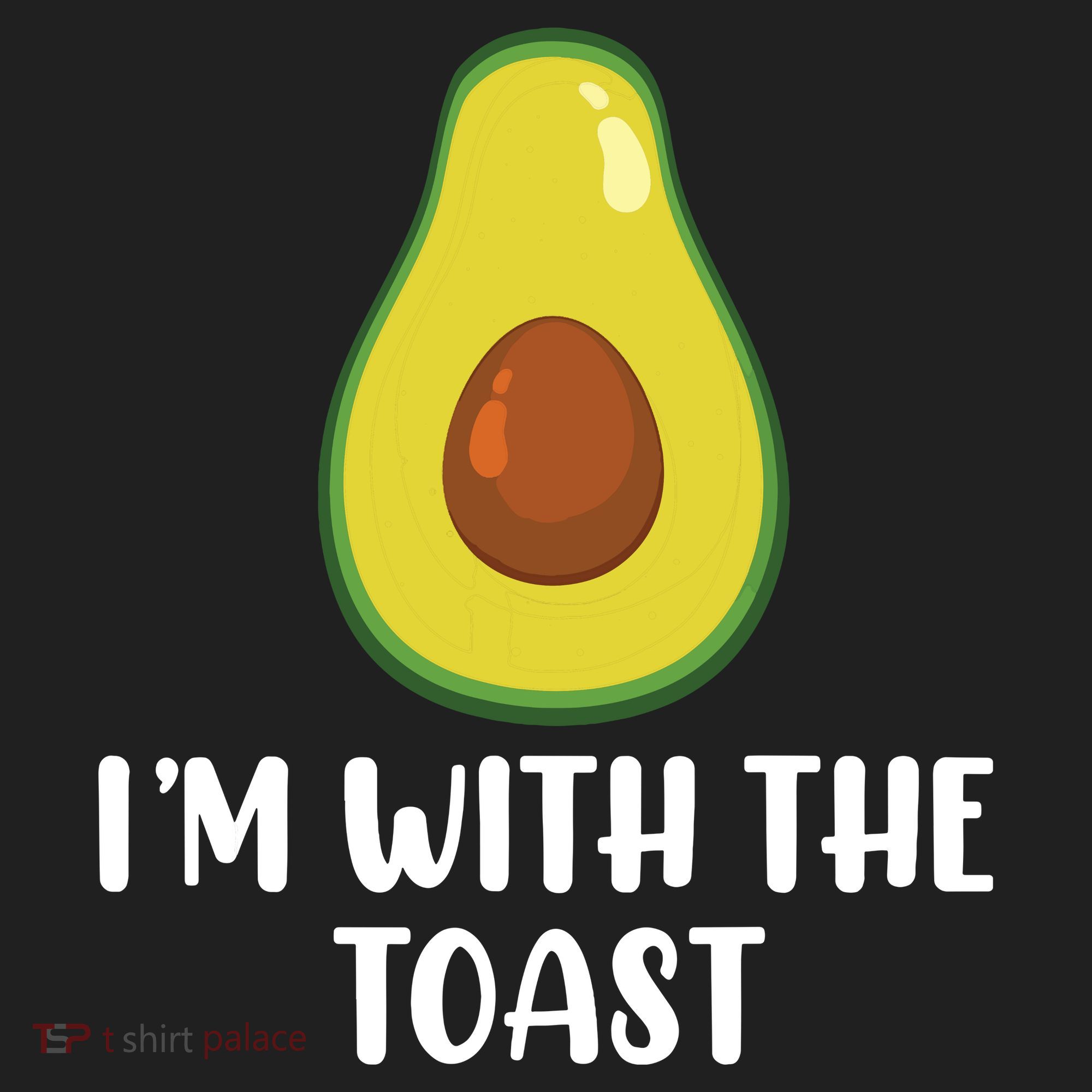 Funny Im With The Toast Avocado Halloween Couples Costumes Beanie