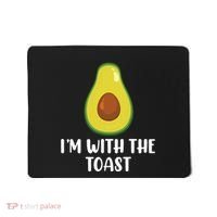 Funny Im With The Toast Avocado Halloween Couples Costumes Mousepad thumb 0