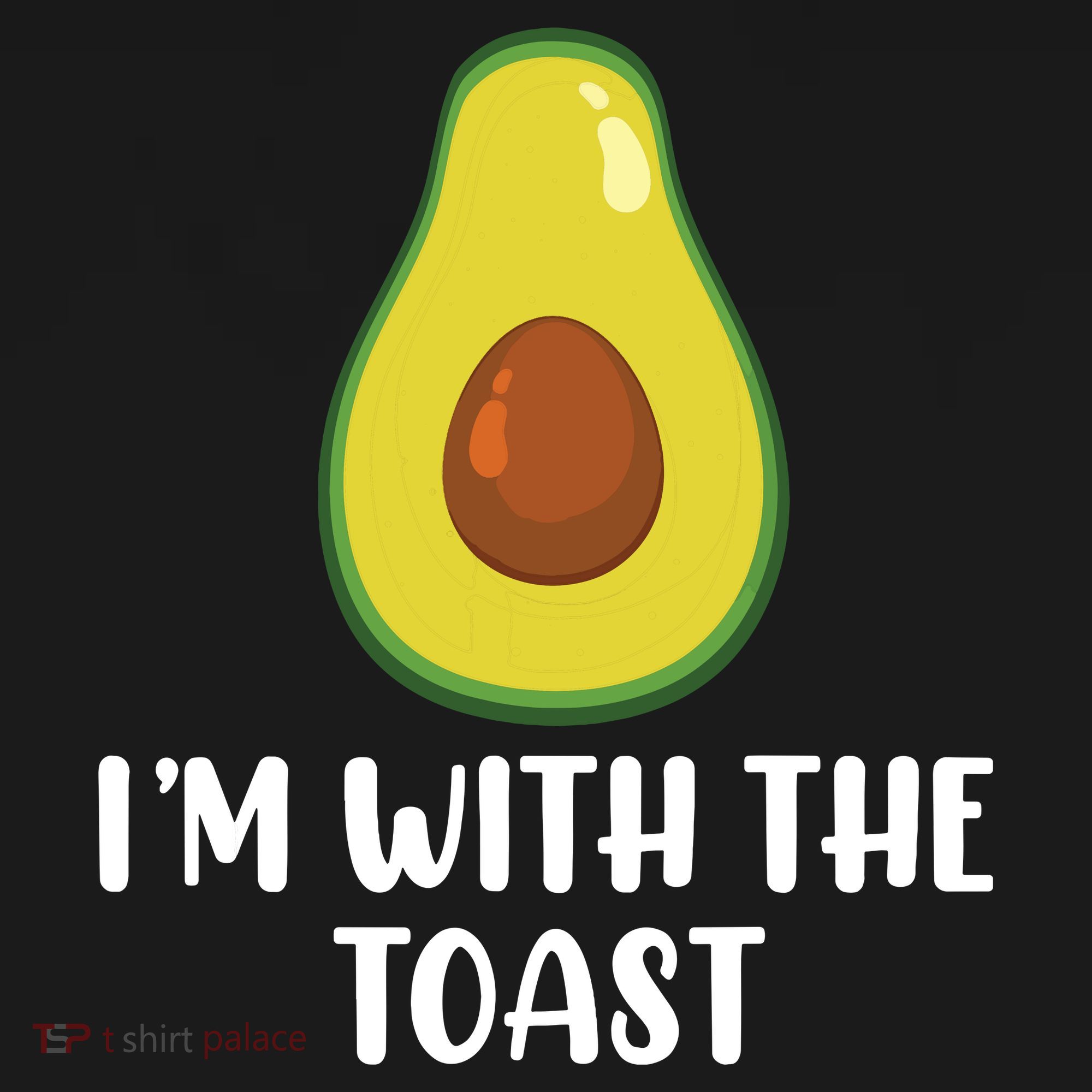Funny Im With The Toast Avocado Halloween Couples Costumes Women's Tank Top