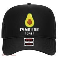 Funny Im With The Toast Avocado Halloween Couples Costumes Hat thumb 0
