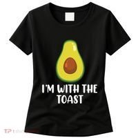 Funny Im With The Toast Avocado Halloween Couples Costumes Women's T-Shirt thumb 0
