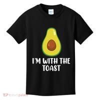 Funny Im With The Toast Avocado Halloween Couples Costumes Kids T-Shirt thumb 0