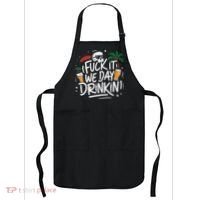 Fuck It We Day Drinkin Funny Summer Beer Drinking Apron thumb 0