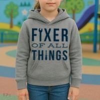 Fixer Of All Things Kids Hoodie thumb 3