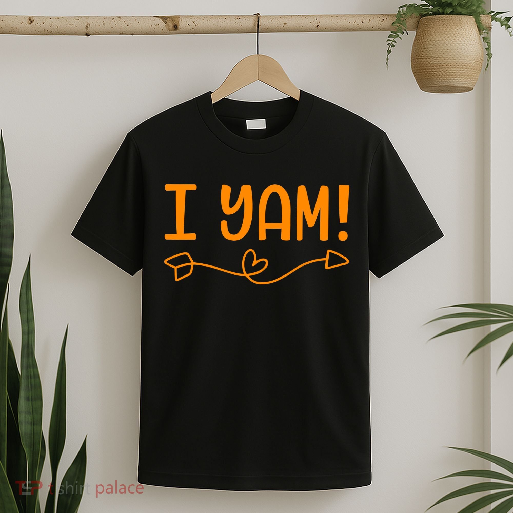 Funny I Yam Sweet Potato For Matching Thanksgiving Costume T-Shirt