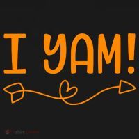 Funny I Yam Sweet Potato For Matching Thanksgiving Costume Women's Tank Top thumb 5