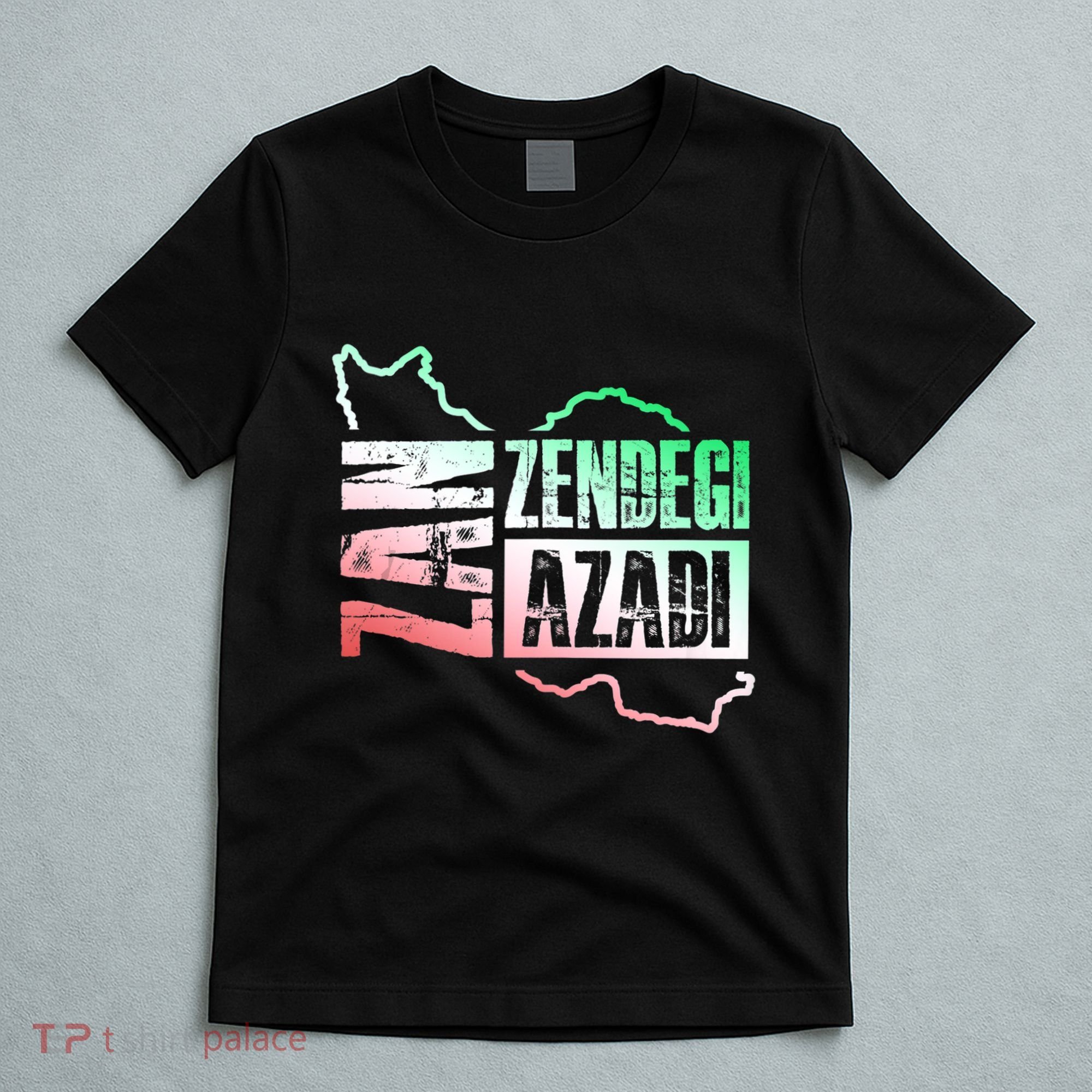 Free Iran | Zan Zendegi Azadi Heart | Freedom Love Persian T-Shirt