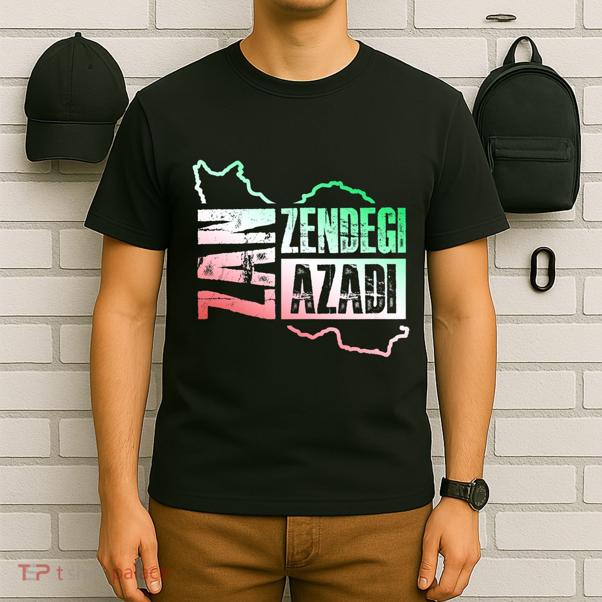 Free Iran | Zan Zendegi Azadi Heart | Freedom Love Persian T-Shirt