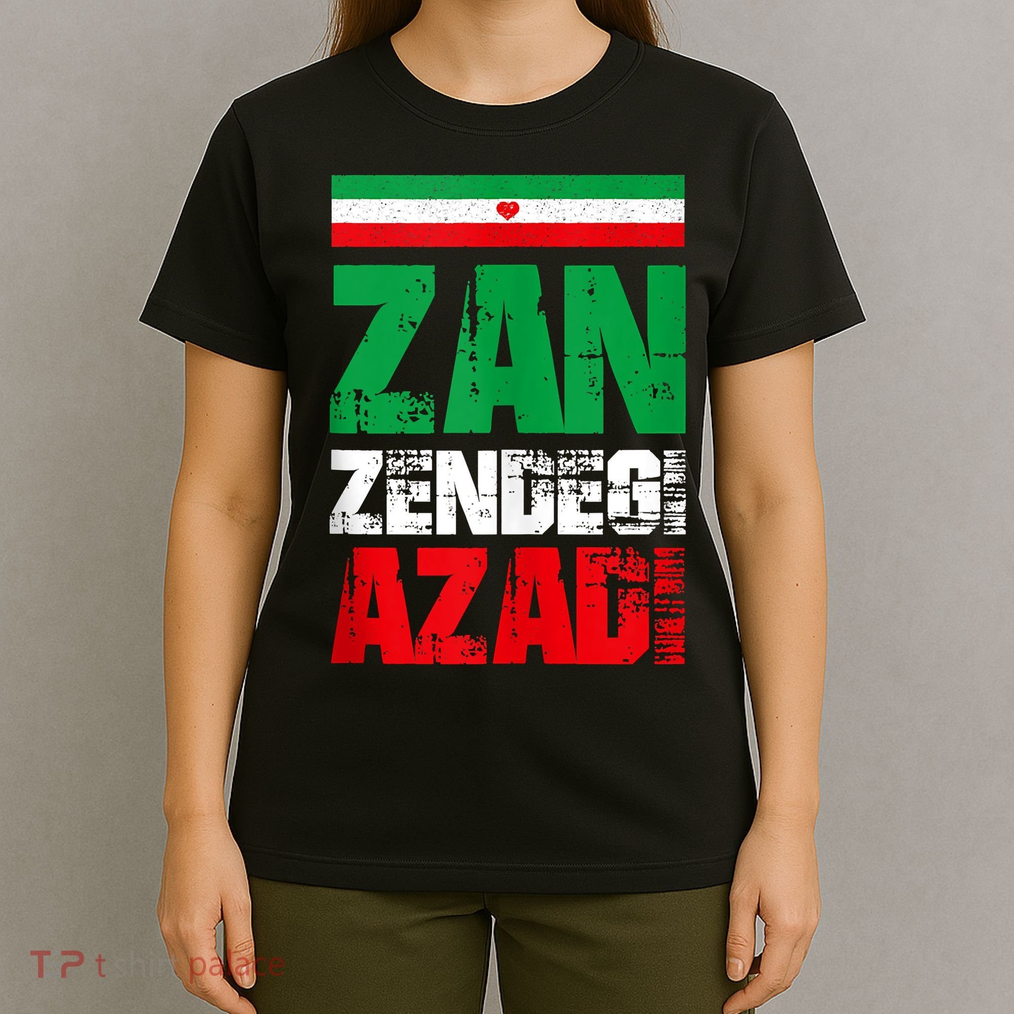 Free Iran Zan Zendegi Azadi Freedom Iran Azadi Persian T-Shirt