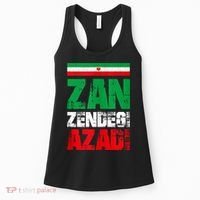Free Iran Zan Zendegi Azadi Freedom Iran Azadi Persian Women's Tank Top thumb 0