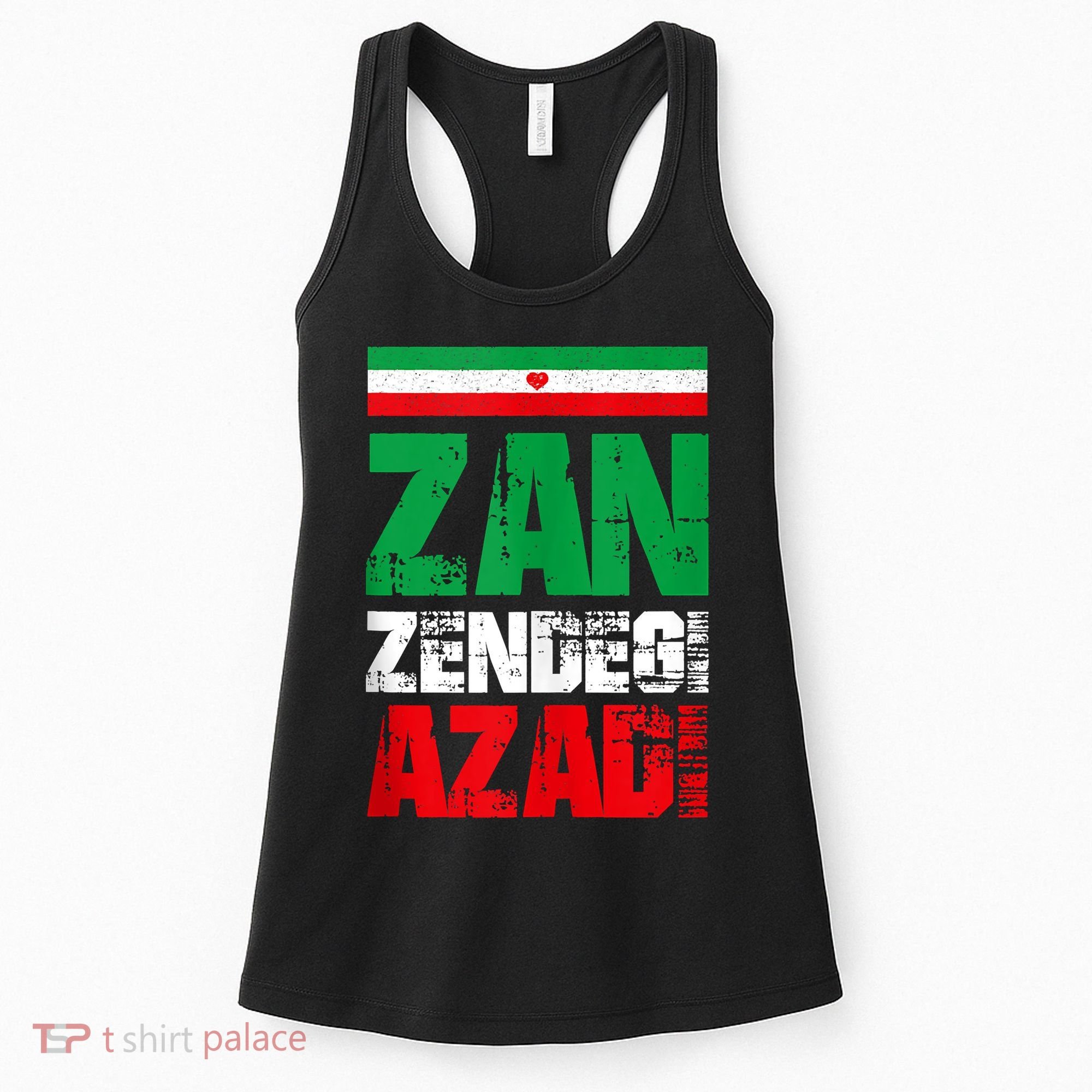 Free Iran Zan Zendegi Azadi Freedom Iran Azadi Persian Women's Tank Top