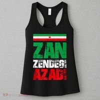 Free Iran Zan Zendegi Azadi Freedom Iran Azadi Persian Women's Tank Top thumb 3