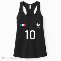 France Jersey 10 French Football Soccer Women's Tank Top thumb 0