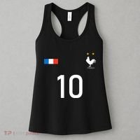 France Jersey 10 French Football Soccer Women's Tank Top thumb 3