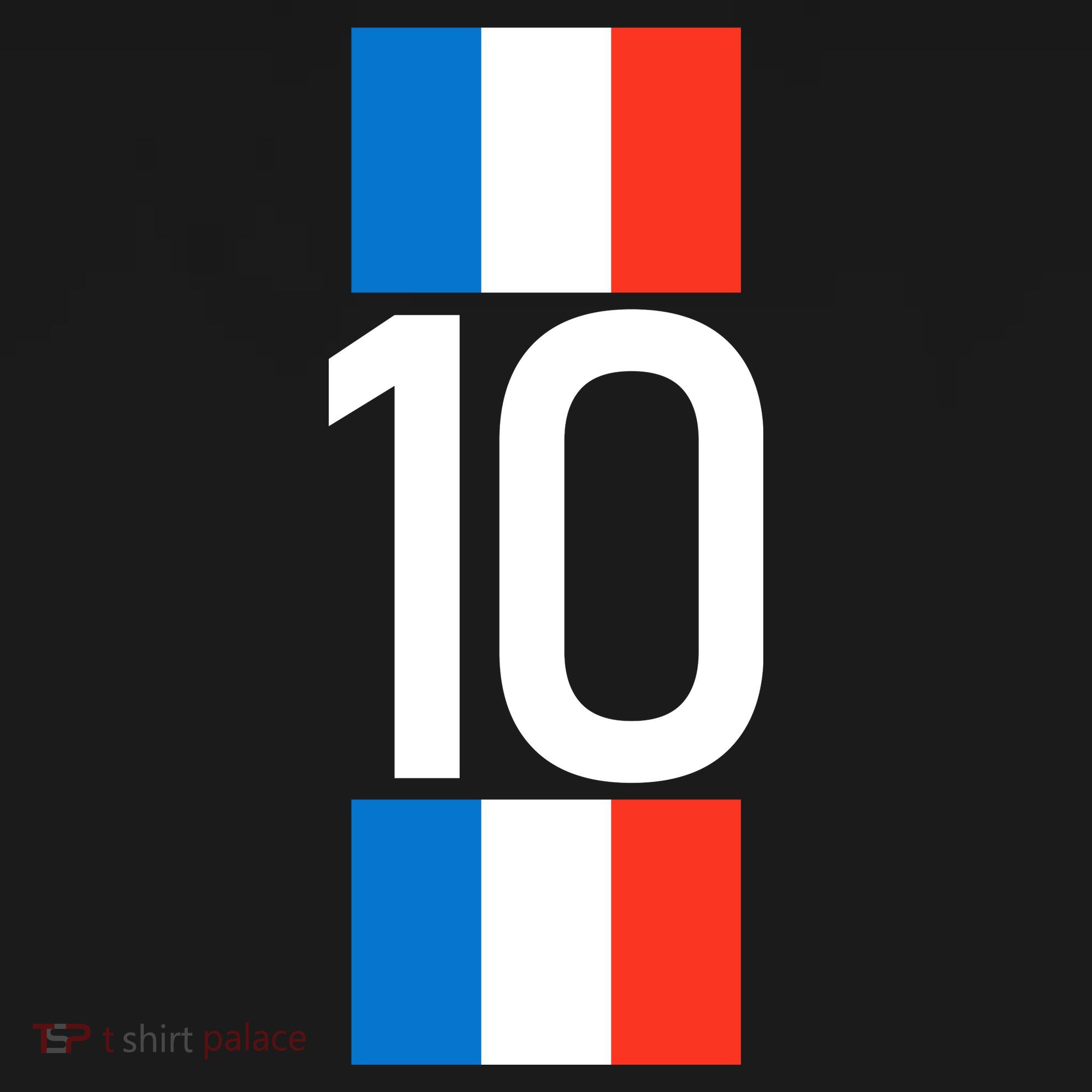France Jersey 10 French Football Soccer T-Shirt