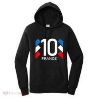 France Jersey 10 French Football Soccer Women's Hoodie thumb 0
