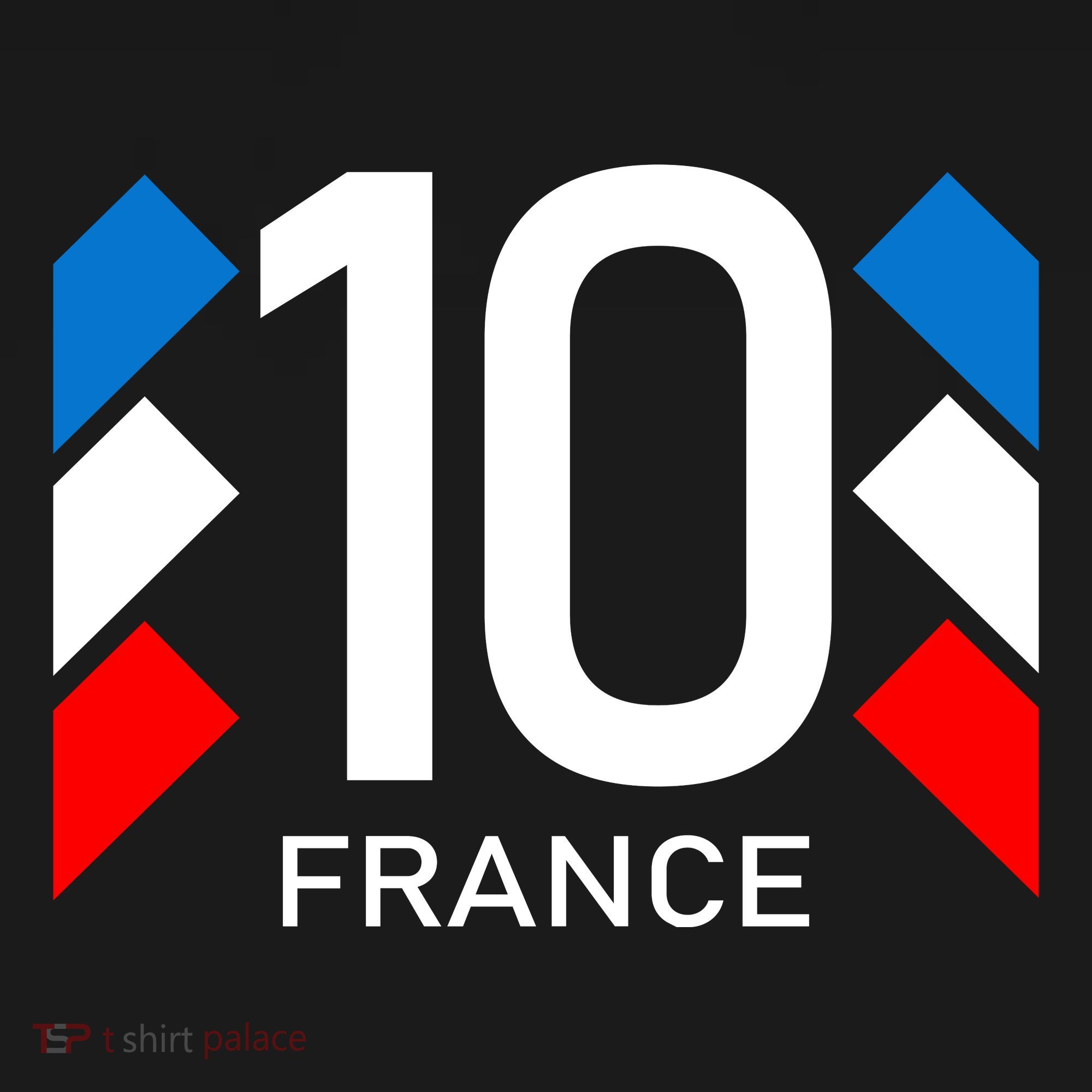 France Jersey 10 French Football Soccer Women's Hoodie