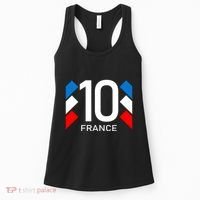 France Jersey 10 French Football Soccer Women's Tank Top thumb 0