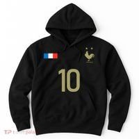 France Jersey 10 Football French Soccer Hoodie thumb 0