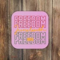 Freedom Juneteenth 1865 Coaster thumb 0