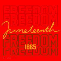 Freedom Juneteenth 1865 Santa Hat thumb 1