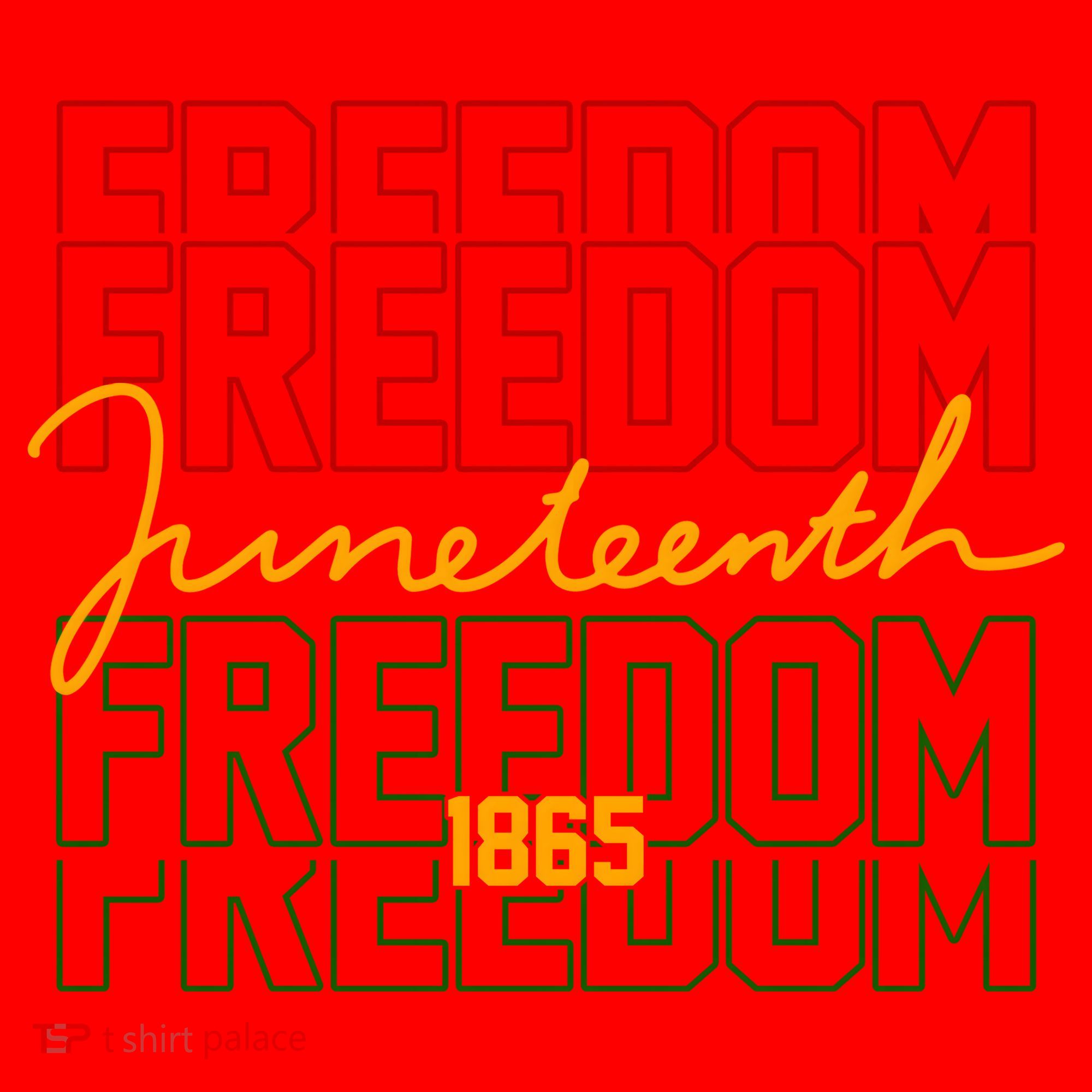 Freedom Juneteenth 1865 Santa Hat