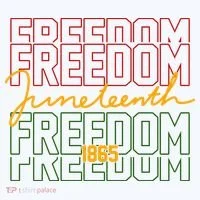 Freedom Juneteenth 1865 Doggie Tank thumb 4