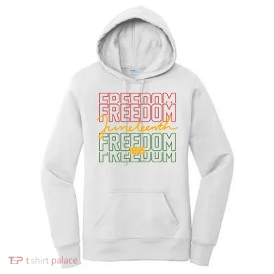 Freedom Juneteenth 1865 Women's Hoodie