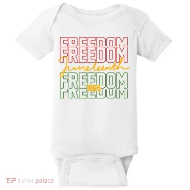 Freedom Juneteenth 1865 Baby Bodysuit