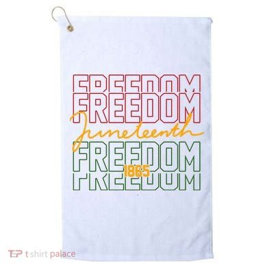 Freedom Juneteenth 1865 Golf Towel