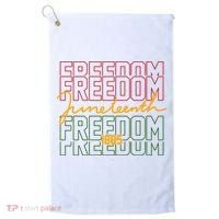 Freedom Juneteenth 1865 Golf Towel thumb 0