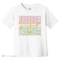 Freedom Juneteenth 1865 Toddler T-Shirt thumb 0