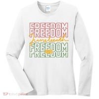 Freedom Juneteenth 1865 Women's Long Sleeve Shirt thumb 0