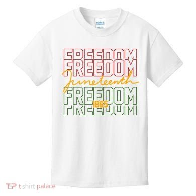 Freedom Juneteenth 1865 Kids T-Shirt