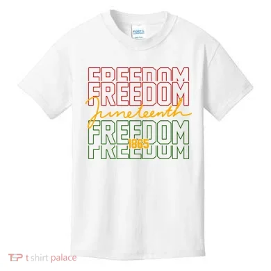 Freedom Juneteenth 1865 Kids T-Shirt