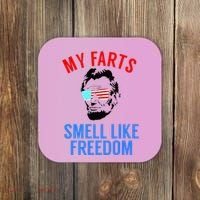 Funny July 4th Party Funny Abe Lincoln Coaster thumb 0