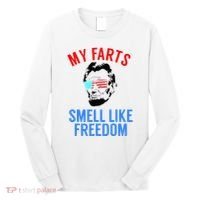 Funny July 4th Party Funny Abe Lincoln Long Sleeve Shirt thumb 0