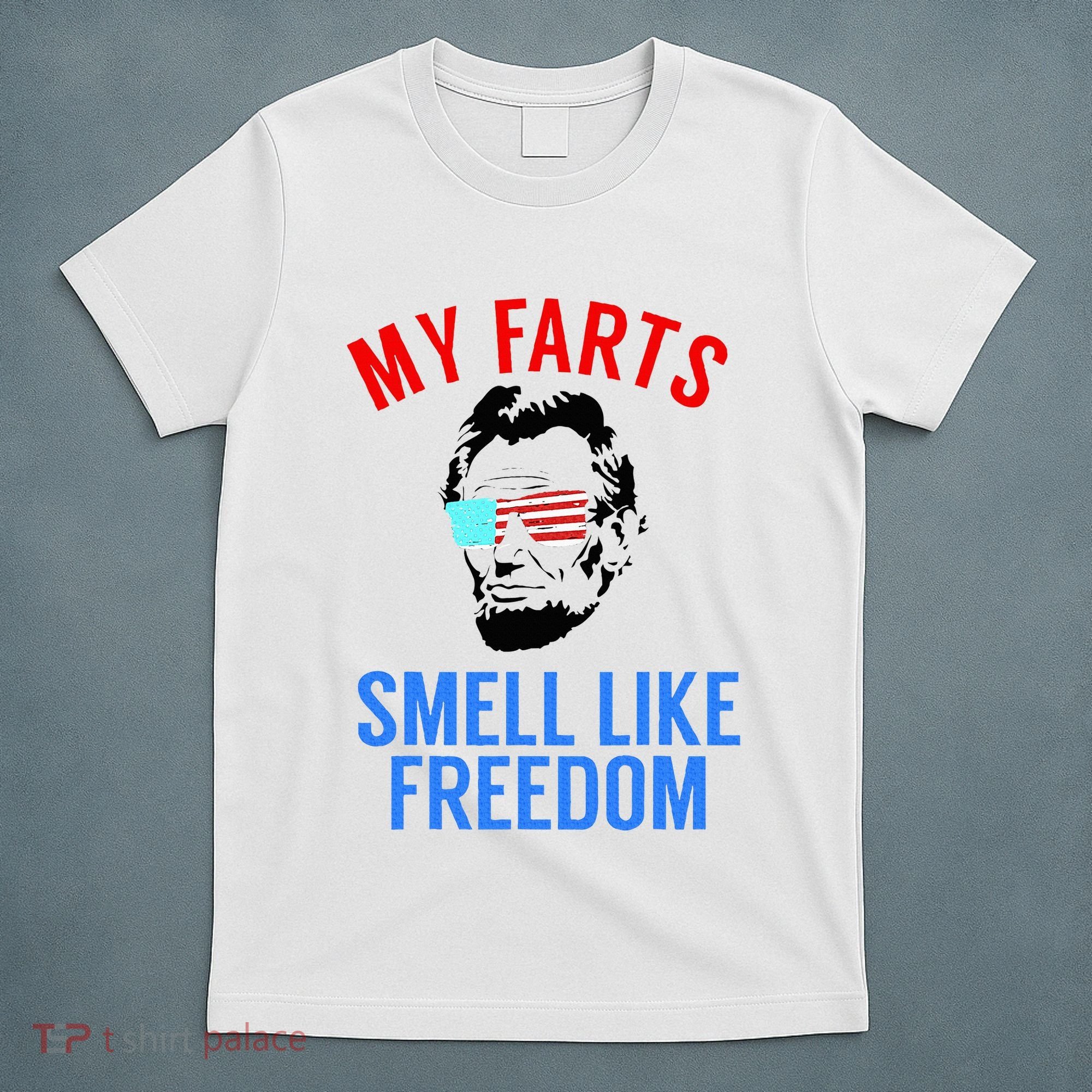 Funny July 4th Party Funny Abe Lincoln T-Shirt