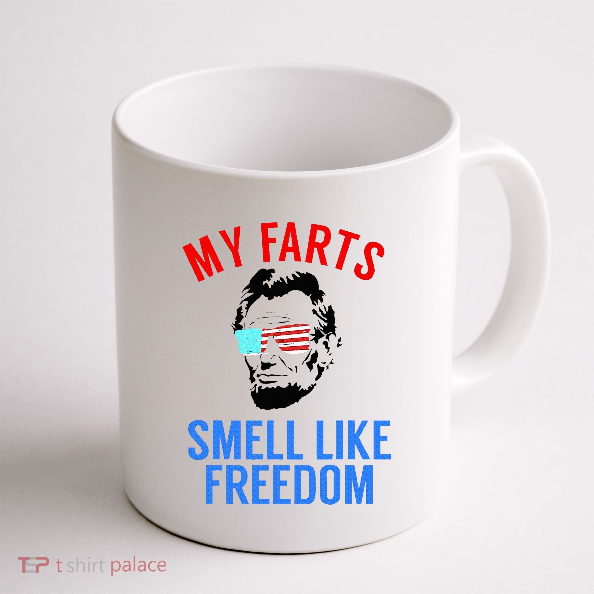 Funny July 4th Party Funny Abe Lincoln Coffee Mug