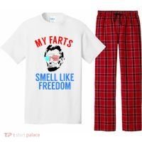 Funny July 4th Party Funny Abe Lincoln Pajama Set thumb 0