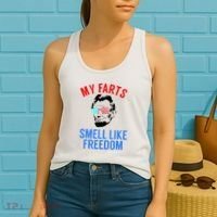 Funny July 4th Party Funny Abe Lincoln Women's Tank Top thumb 2