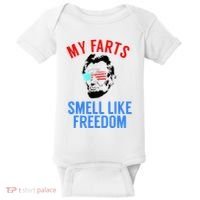 Funny July 4th Party Funny Abe Lincoln Baby Bodysuit thumb 0