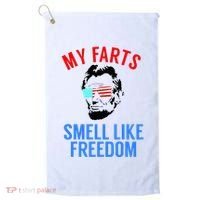 Funny July 4th Party Funny Abe Lincoln Golf Towel thumb 0