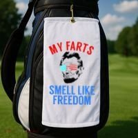 Funny July 4th Party Funny Abe Lincoln Golf Towel thumb 2
