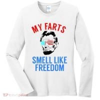 Funny July 4th Party Funny Abe Lincoln Women's Long Sleeve Shirt thumb 0