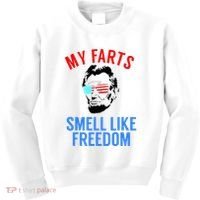 Funny July 4th Party Funny Abe Lincoln Kids Sweatshirt thumb 0