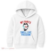 Funny July 4th Party Funny Abe Lincoln Kids Hoodie thumb 0
