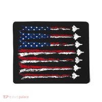 Fighter Jet Airplane Usa Flag Mousepad thumb 0